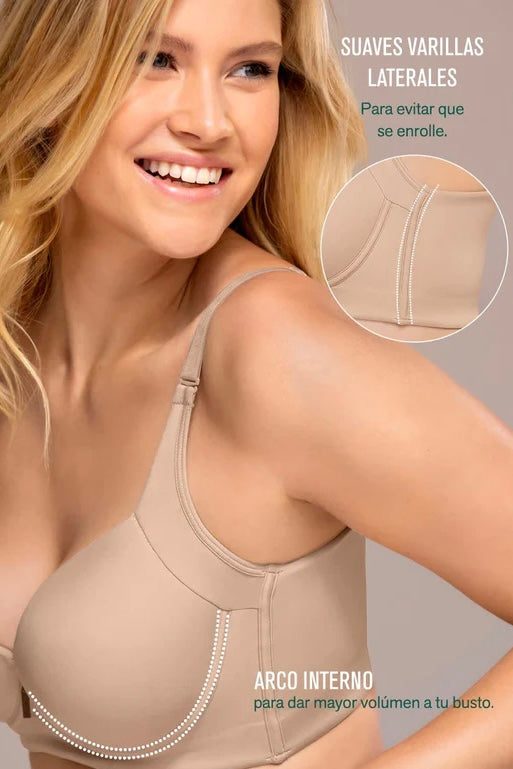 Back Smoothing Bra with Soft Full Coverage Cups High Profile
