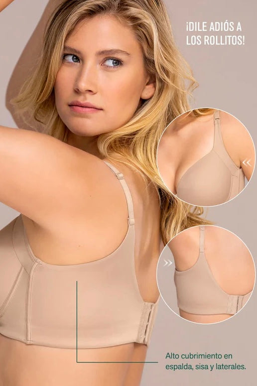 Back Smoothing Bra with Soft Full Coverage Cups High Profile