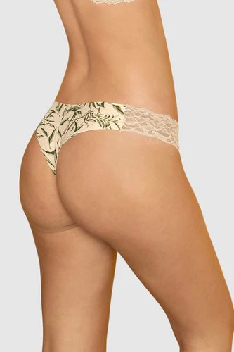 Lace Side Seamless String Panty